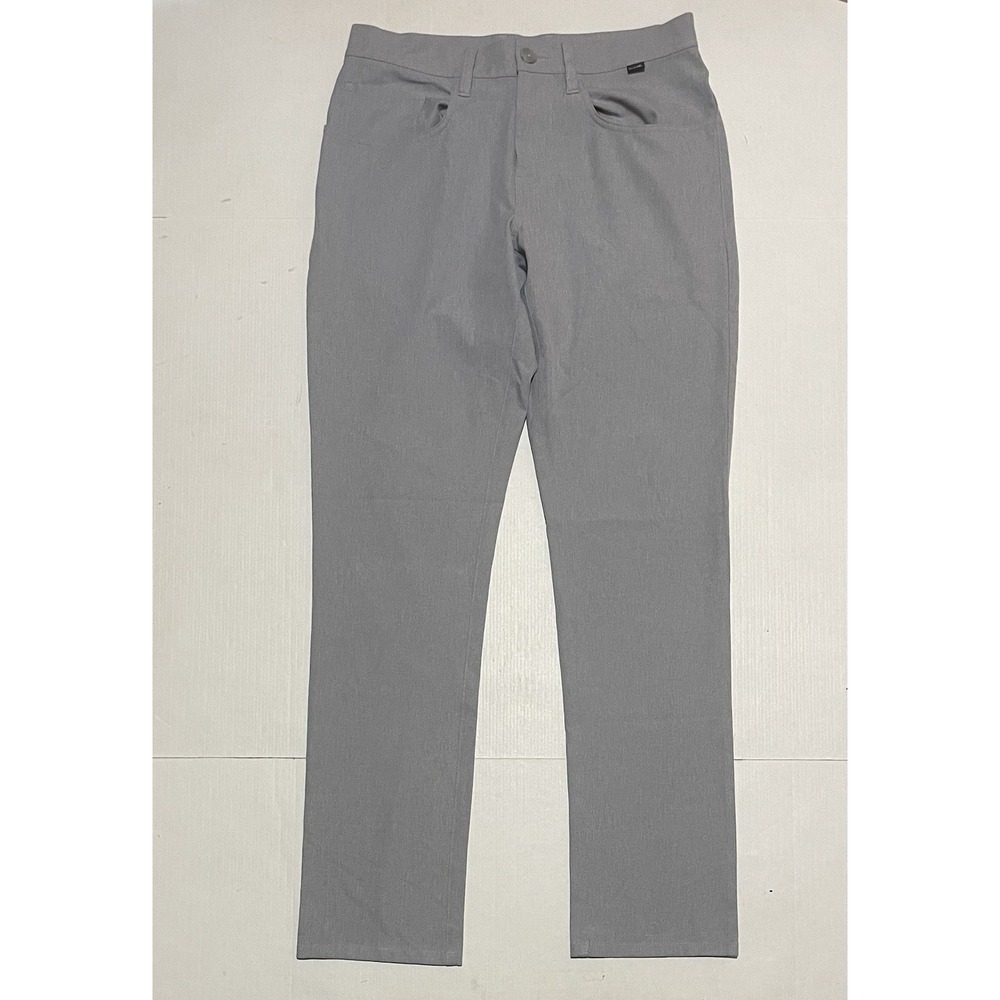 TravisMathew Coronado Golf Pants Gray Stretch Performance Men's Size 30 X 32